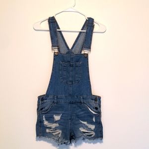 🌈3 for $12🌈Refuge Distressed Overall Shorts Sz 2